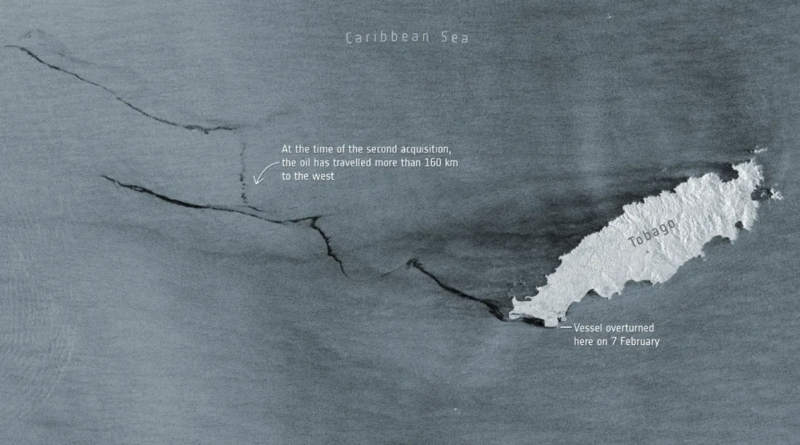 Супутникові знімки зафіксували масштаб розливу нафти в Тринідаді і Тобаго