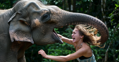 В Індії розлючений слон схопив хоботом російську туристку і шпурнув її на землю
