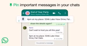 WhatsApp оновлюється: тепер у чатах можна закріпити до трьох ключових повідомлень