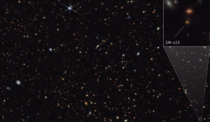Вчені знайшли великий згусток гелію у галактиці GN-z11