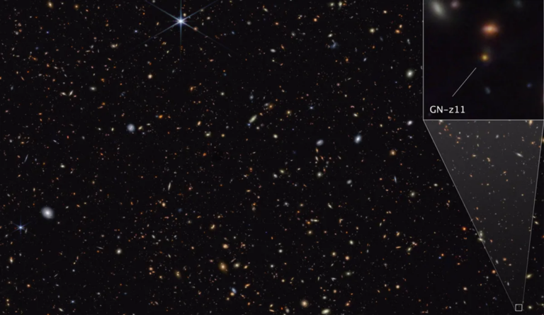 Вчені знайшли великий згусток гелію у галактиці GN-z11