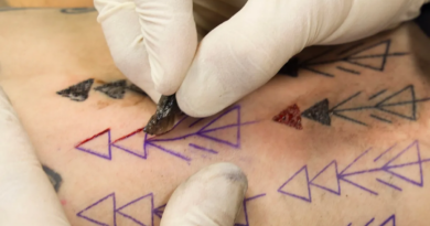 Татуювання Отці відтворили на живій шкірі, щоб дізнатися, як вони були зроблені