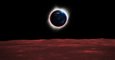 Як виглядає сонячне затемнення з Місяця?