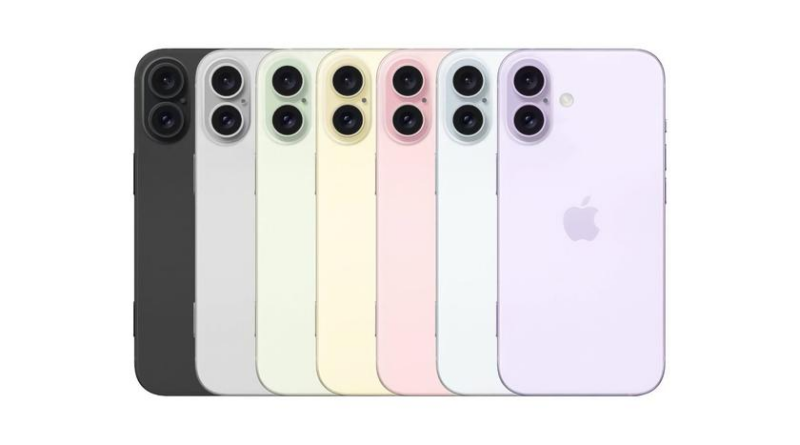 iPhone 16 Plus буде продаватися в семи кольорах
