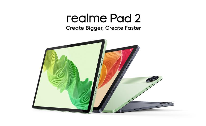 Realme представила нову версію планшета Pad 2 з чіпом MediaTek Helio G99