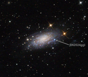 Астрономи відкрили першу наднову в галактиці за 22 мільйони світлових років від нас