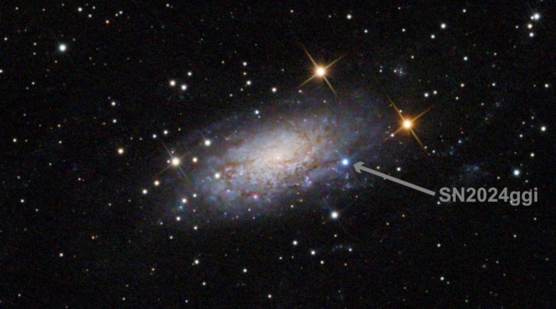 Астрономи відкрили першу наднову в галактиці за 22 мільйони світлових років від нас
