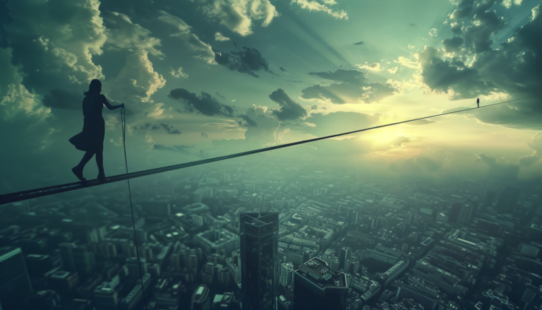 В Аргентині злодюжка-канатоходець примудрився вкрасти дроти на великій висоті (Відео)