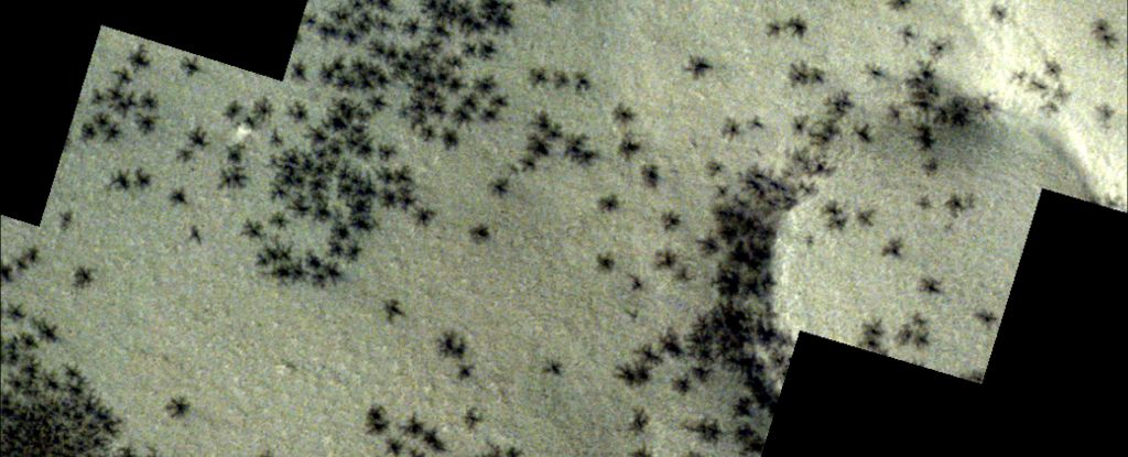 Моторошні "павуки", розкидані по місту інків на Марсі, показані на неймовірних знімках