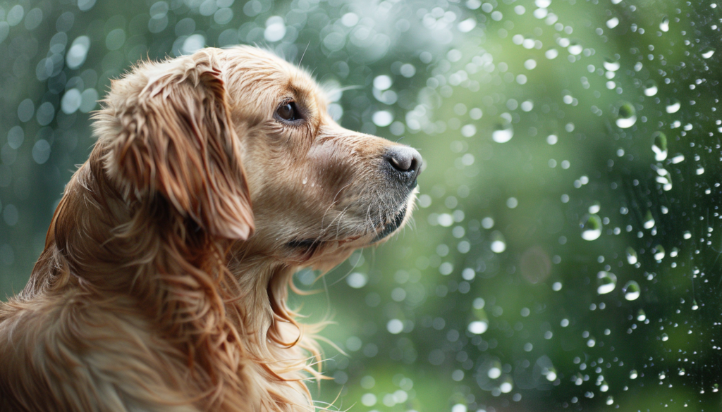 У Мережі «завірусився» пес, який обожнює дивитися на дощ