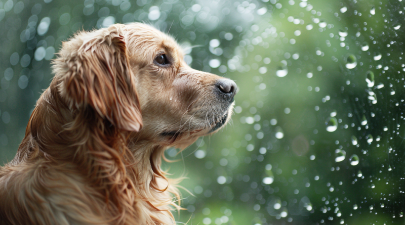 У Мережі «завірусився» пес, який обожнює дивитися на дощ
