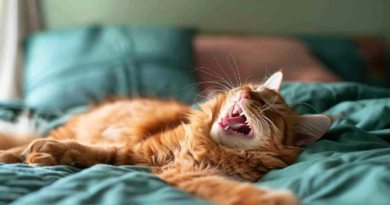 Кумедна реакція кішки на хропіння господаря розвеселила інтернет (Відео)