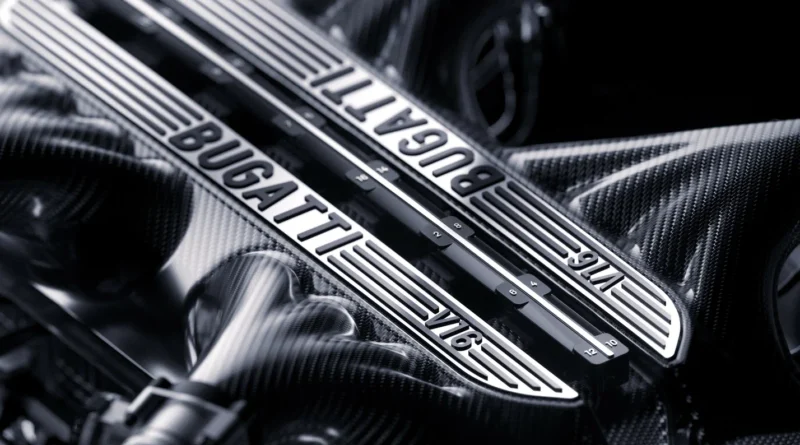 Новый гиперкар Bugatti получит метровый мотор мощностью 1000 лошадиных сил
