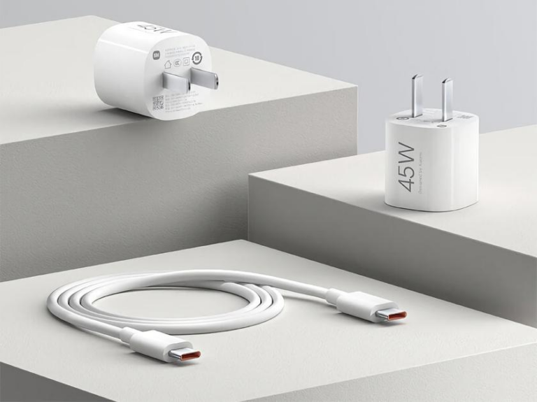 Xiaomi представила зарядний пристрій GaN на 45 Вт із кабелем USB-C у комплекті