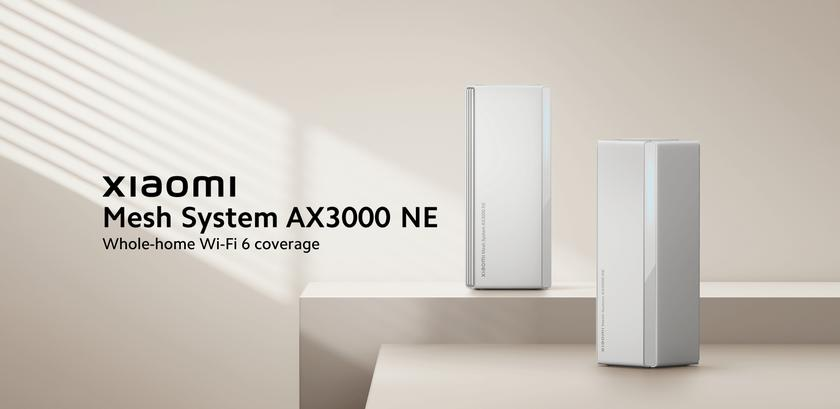 Компанія Xiaomi представила на світовому ринку систему AX3000 NE Mesh з підтримкою WiFi 6