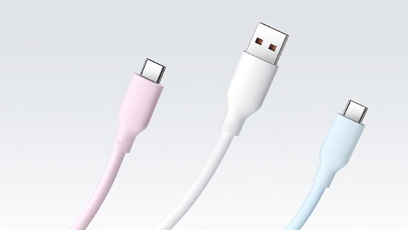 Xiaomi випустила 2-метровий силіконовий кабель USB-A до USB-C з підтримкою зарядки 120 Вт