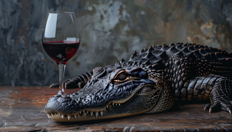 Величезний алігатор залишив американку без вина (Відео)