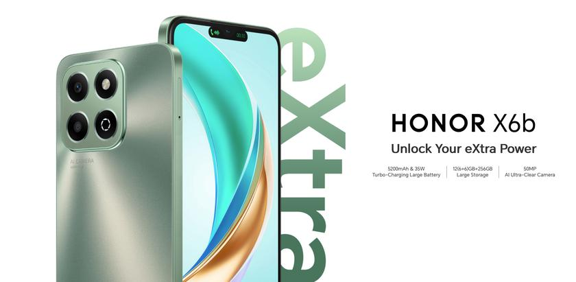 Honor X6b: бюджетний смартфон з екраном 90 Гц, чіпом MediaTek Helio G85 і акумулятором 5200 мАг