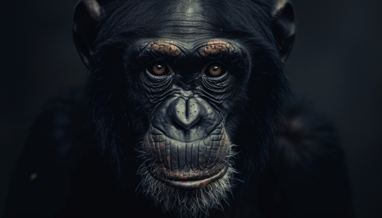 Кумедне відео, на якому шимпанзе вирішила навести порядок у своєму вольєрі