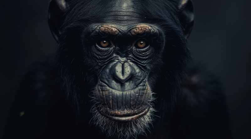 Кумедне відео, на якому шимпанзе вирішила навести порядок у своєму вольєрі