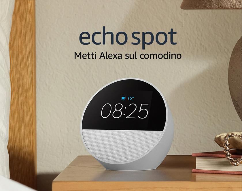 Amazon готується випустити розумну колонку Echo Spot (2024) з інтегрованим екраном