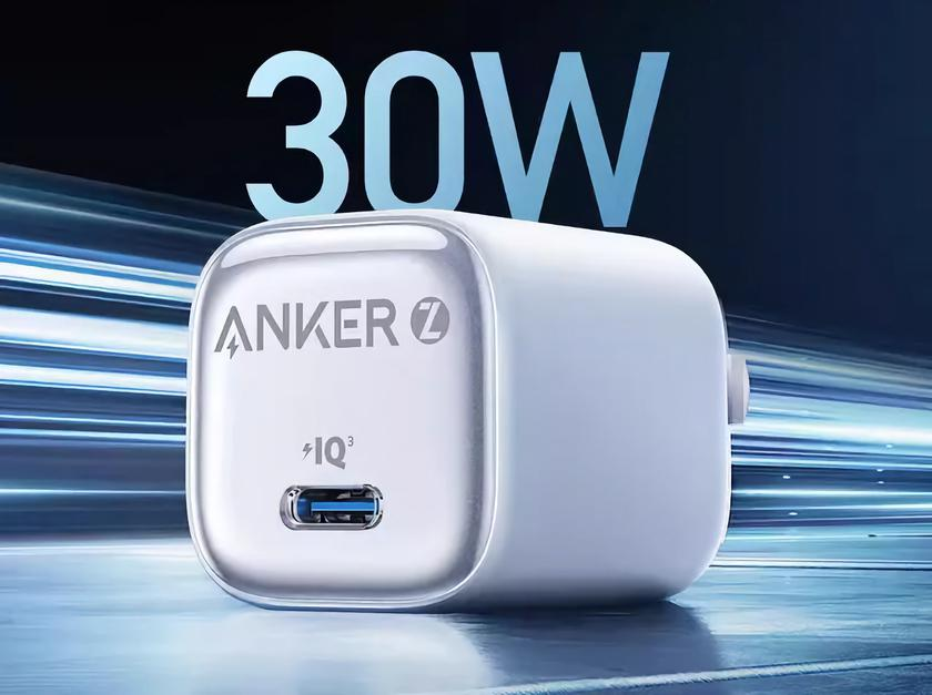 Anker готує до випуску компактний зарядний пристрій з портом USB-C і потужністю 30 Вт