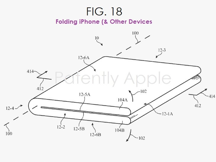 Незабаром може з'явитися складний iPhone: в мережу виклали новий патент Apple