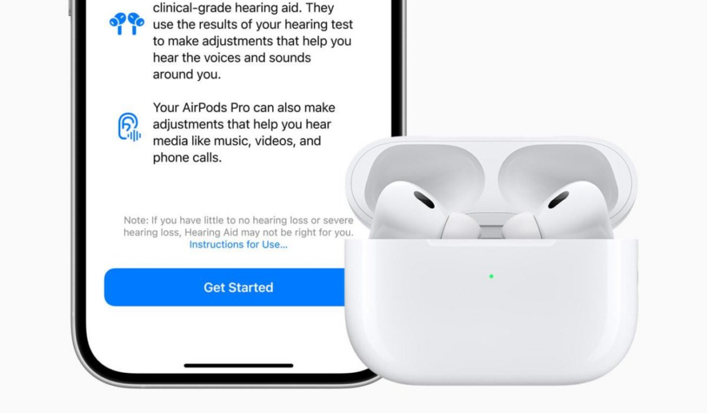 Apple отримала схвалення FDA для AirPods Pro 2 як слухового апарату без рецепта