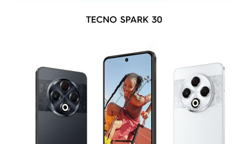 Дисплей Tecno Spark 30: 90 Гц, чіп MediaTek Helio G91, камера 64 МП і акумулятор 5000 мАг