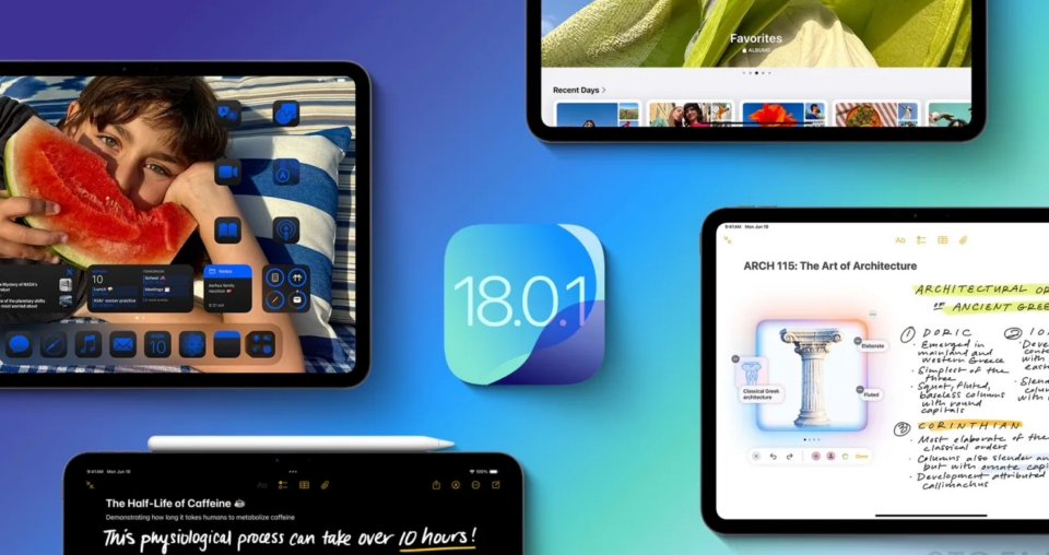 iPadOS 18.0.1 тепер доступна з важливим виправленням для iPad Pro з M4