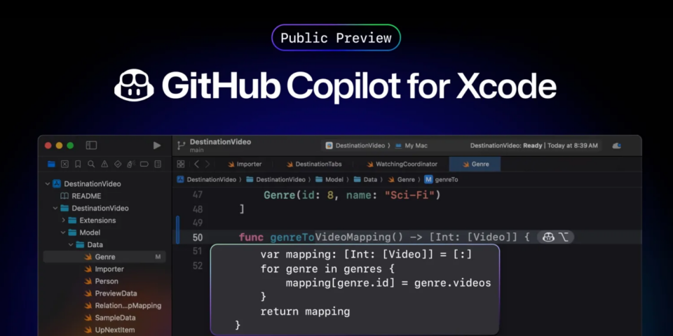 GitHub Copilot тепер доступний для Xcode: розширені можливості для розробників Apple