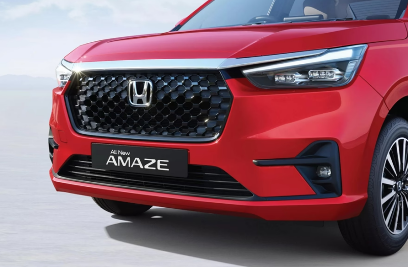 Honda презентувала оновлений седан Amaze із сучасним дизайном та новим інтер’єром