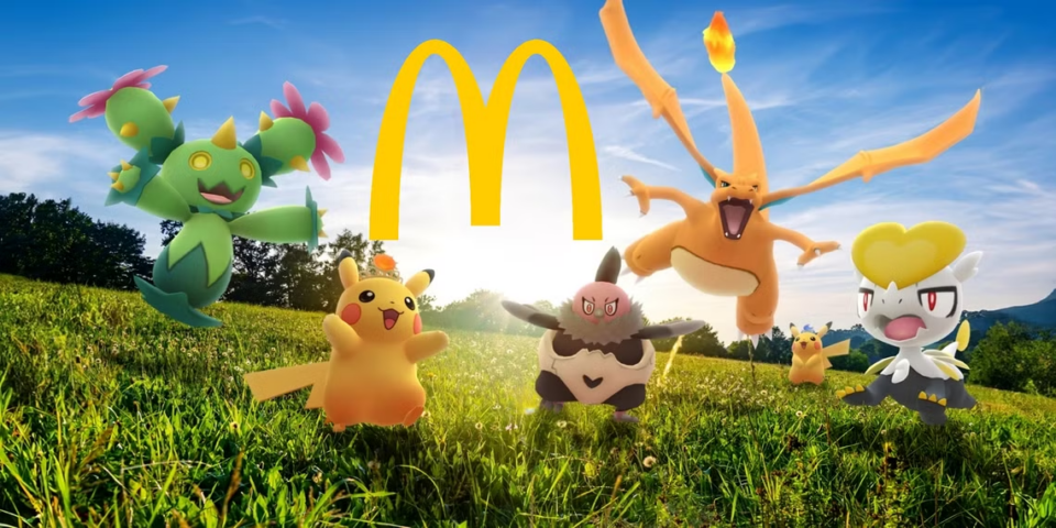 Pokemon GO оголосила про нове партнерство з McDonald's