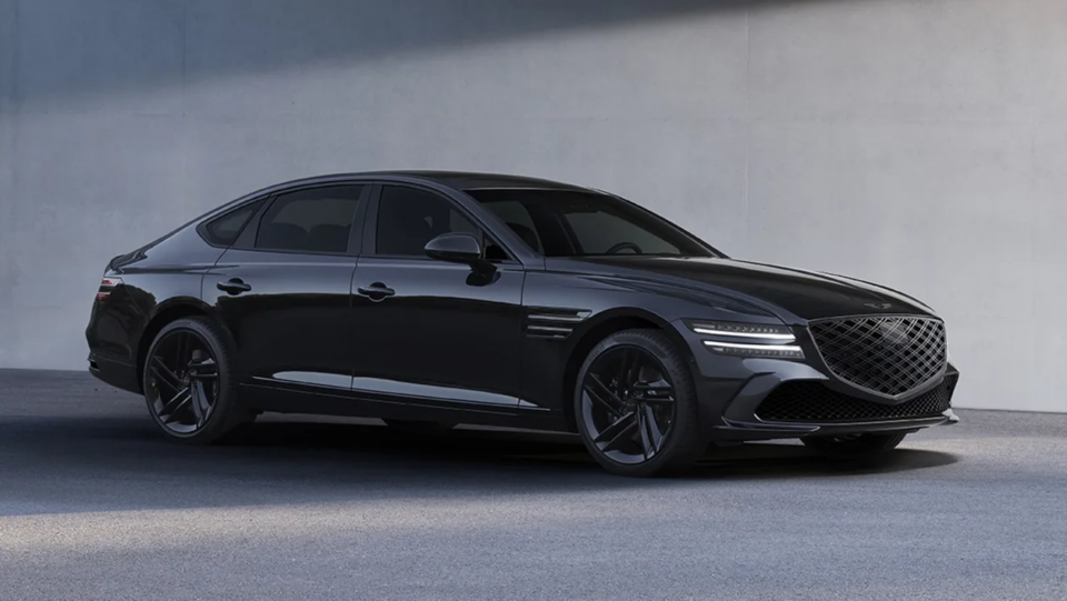 Genesis G80 Black: Оновлена модель елегантного чорного кольору