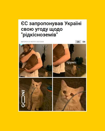 Меми про угоду України з США про мінерали, в яку неочікувано втрутилася Росія - фото 691273