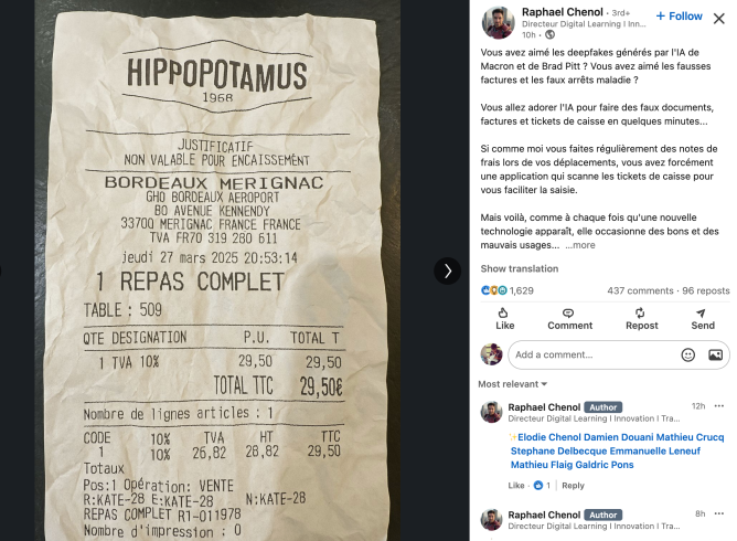 За допомогою OpenAI GPT-4o тепер можна створювати реалістичні фальшиві квитанції