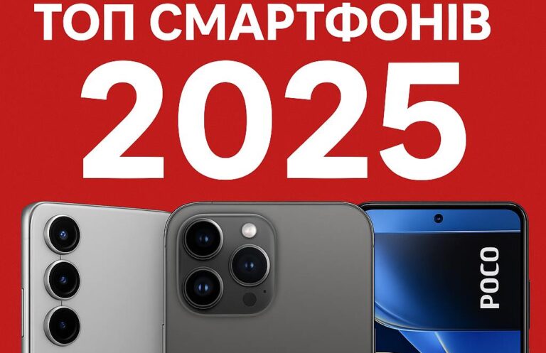 Найкращі смартфони весни 2025 року: рейтинг у різних цінових категоріях