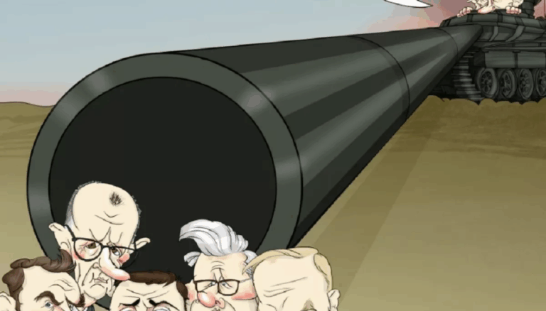 The Guardian опублікувала карикатуру про відповідь Путіна щодо пропозиції Європи про припинення вогню в Україні