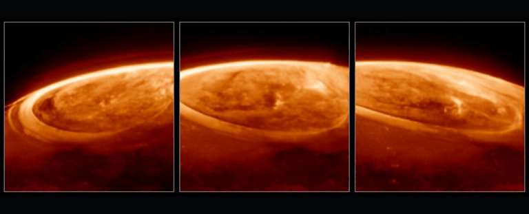 Нові дані JWST показали незвичайну активність полярного сяйва на Юпітері