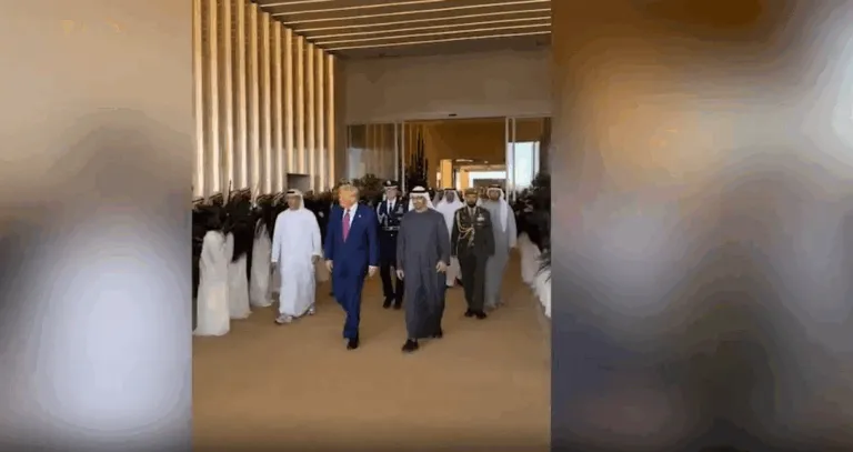 Махають, як можуть. Що влаштували жінки Трампу в ОАЕ: ця традиція вже стала хітом