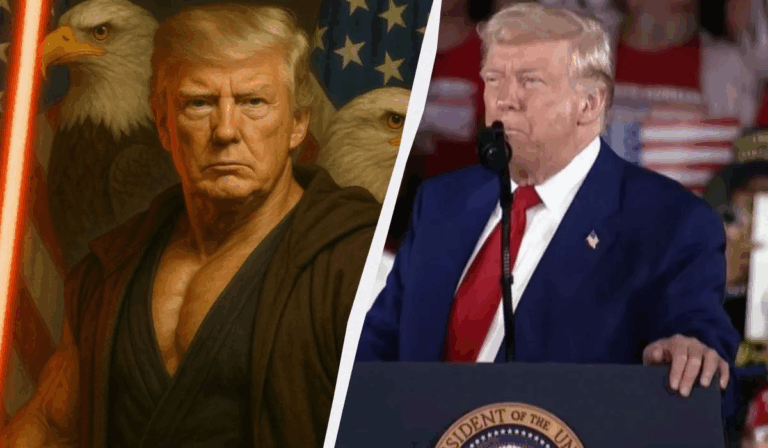 Трампа в образі ситха висміяли через помилку Білого дому