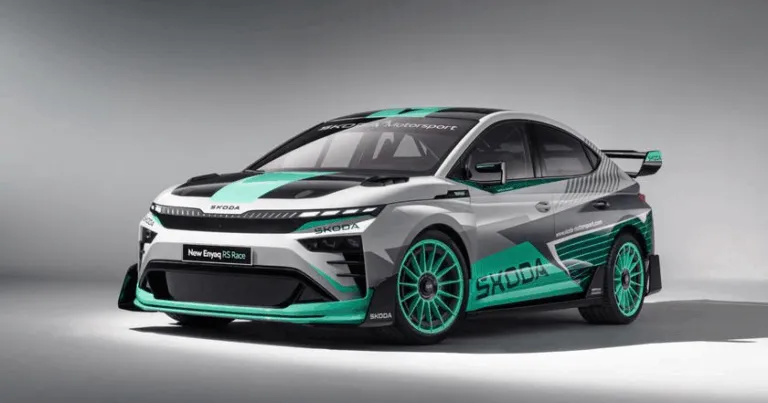 Škoda представила електричний концепт-кар Enyaq RS Race: легший на 316 кг та готовий до треків