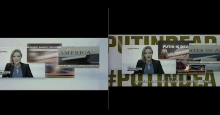 #ПутінМертвий: російські онлайн-кінотеатри вирізали з художнього фільму новину про смерть диктатора