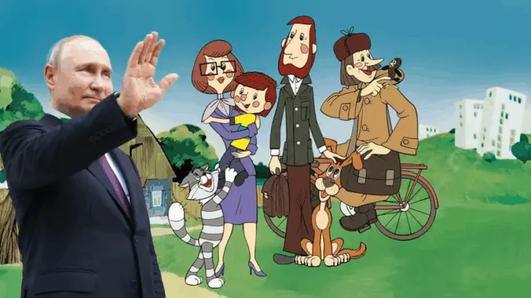Путіна вставлять у мультик "Простоквашино", щоб посилити російську пропаганду