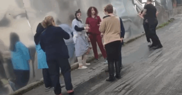 Жінка намагалася втекти з клініки після пластичної операції, щоб не платити (Відео)