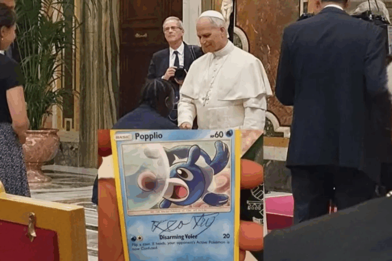 Папа Римський благословив картку з покемоном, і в цьому навіть є певна логіка