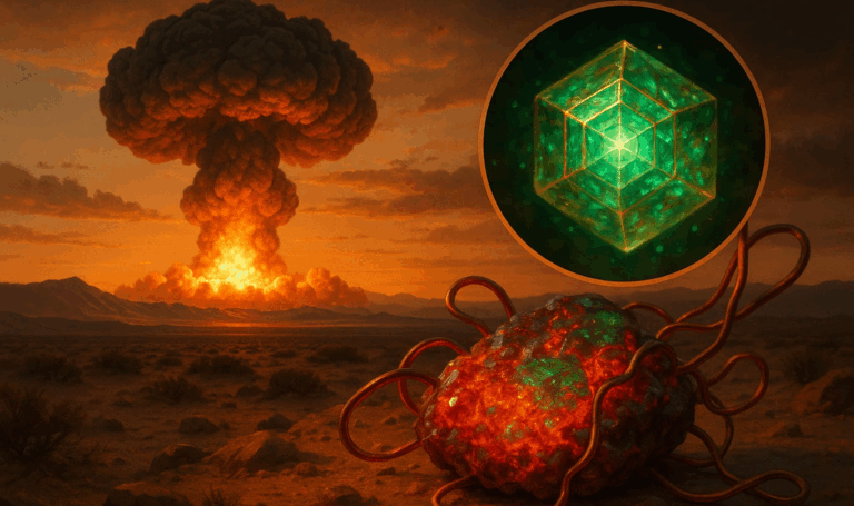 Кристал з ядерного вибуху: вчені знайшли унікальний матеріал у тринітиті, створеному під час Trinity-тесту