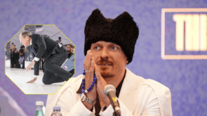 "Не штовхайте коня": крилату фразу Усика обіграли мемом із Лавровим