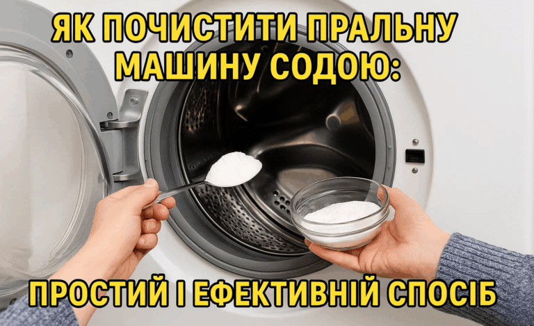 Як почистити пральну машину содою: простий і ефективний спосіб