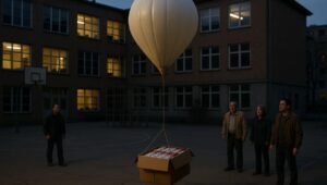 У Каунасі приземлилася куля з сигаретами з Білорусі